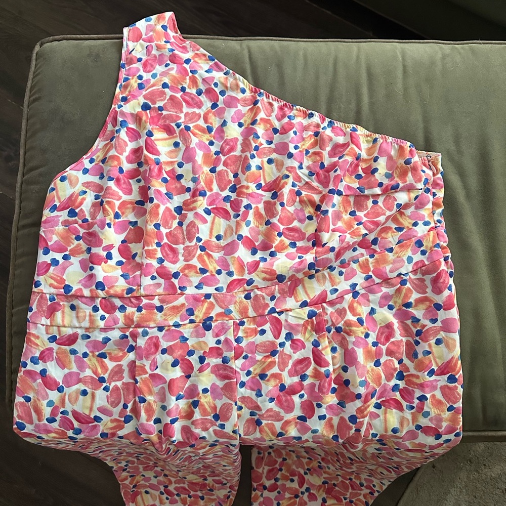 One shoulder jumpsuit